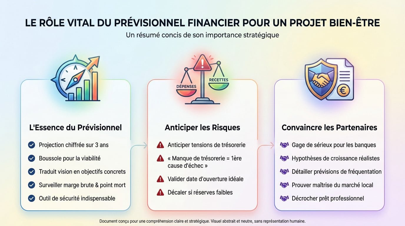 Rôle vital du prévisionnel financier pour la réussite d'un projet bien-être
