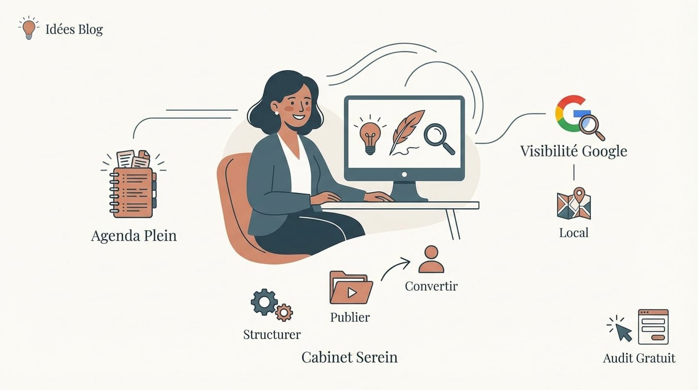 Stratégie digitale pour le succès d'un cabinet de thérapeute