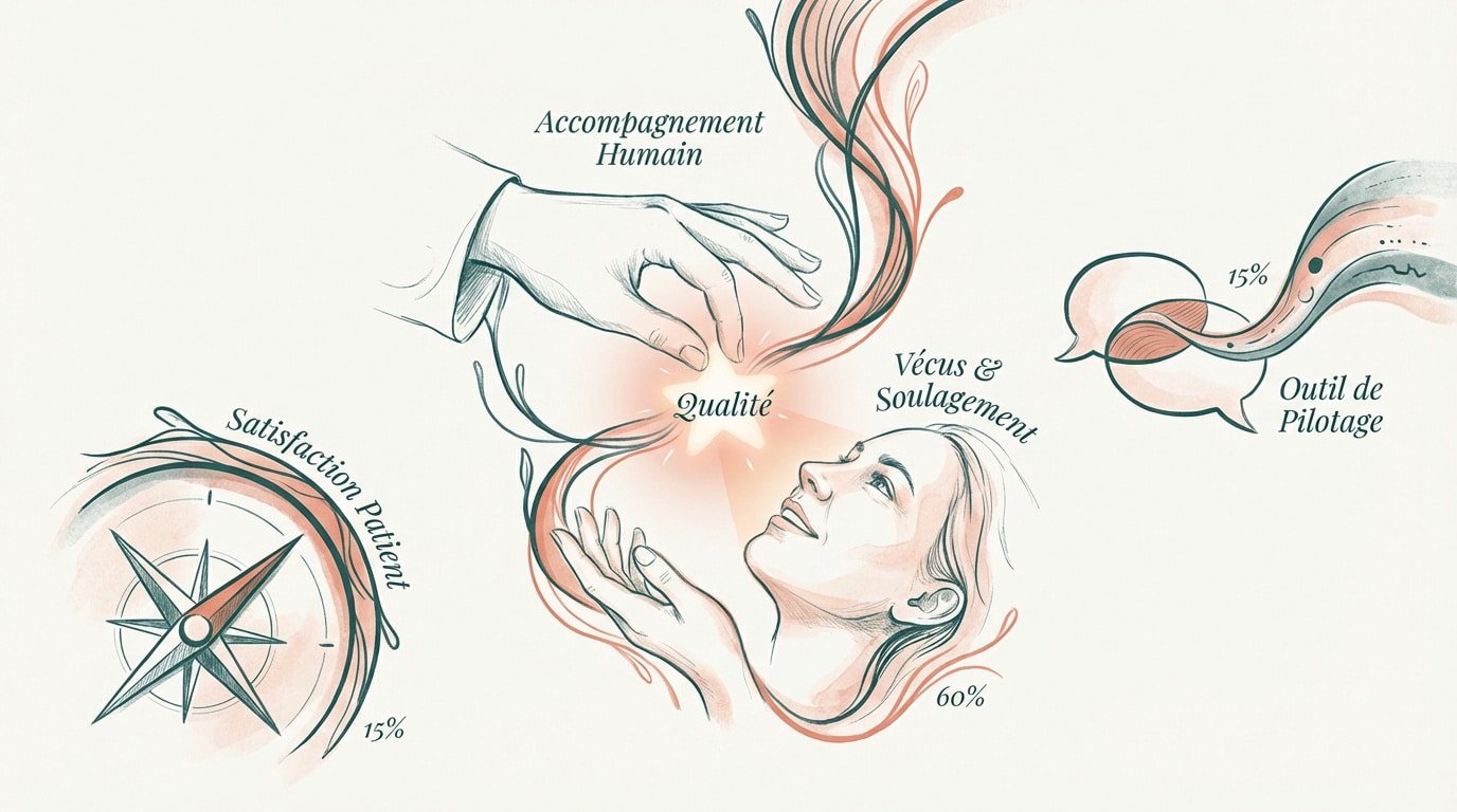 Thérapeute analysant les avis de ses patients