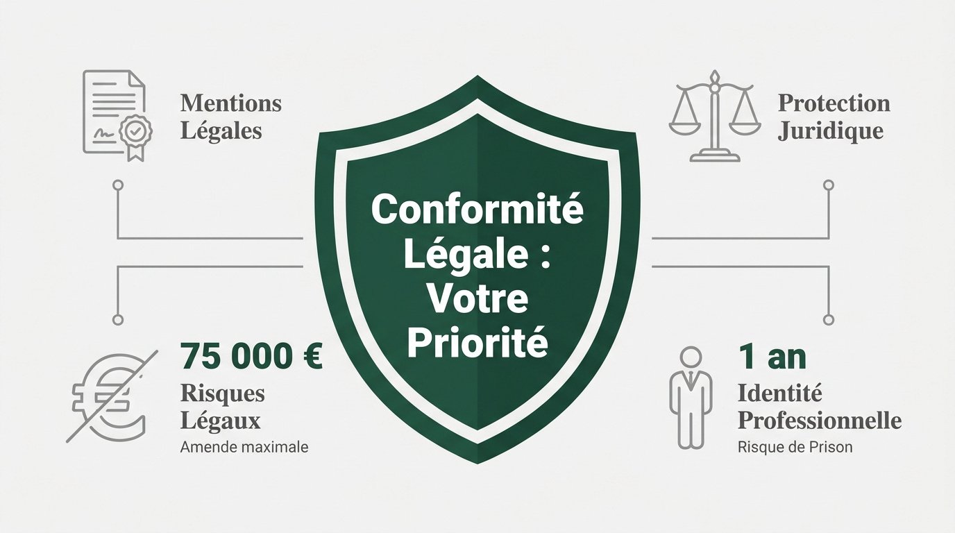 Conformité légale et protection juridique du thérapeute sur son site internet