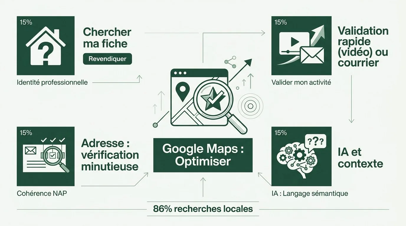 Optimisation d'une fiche Google Business pour un cabinet de naturopathie