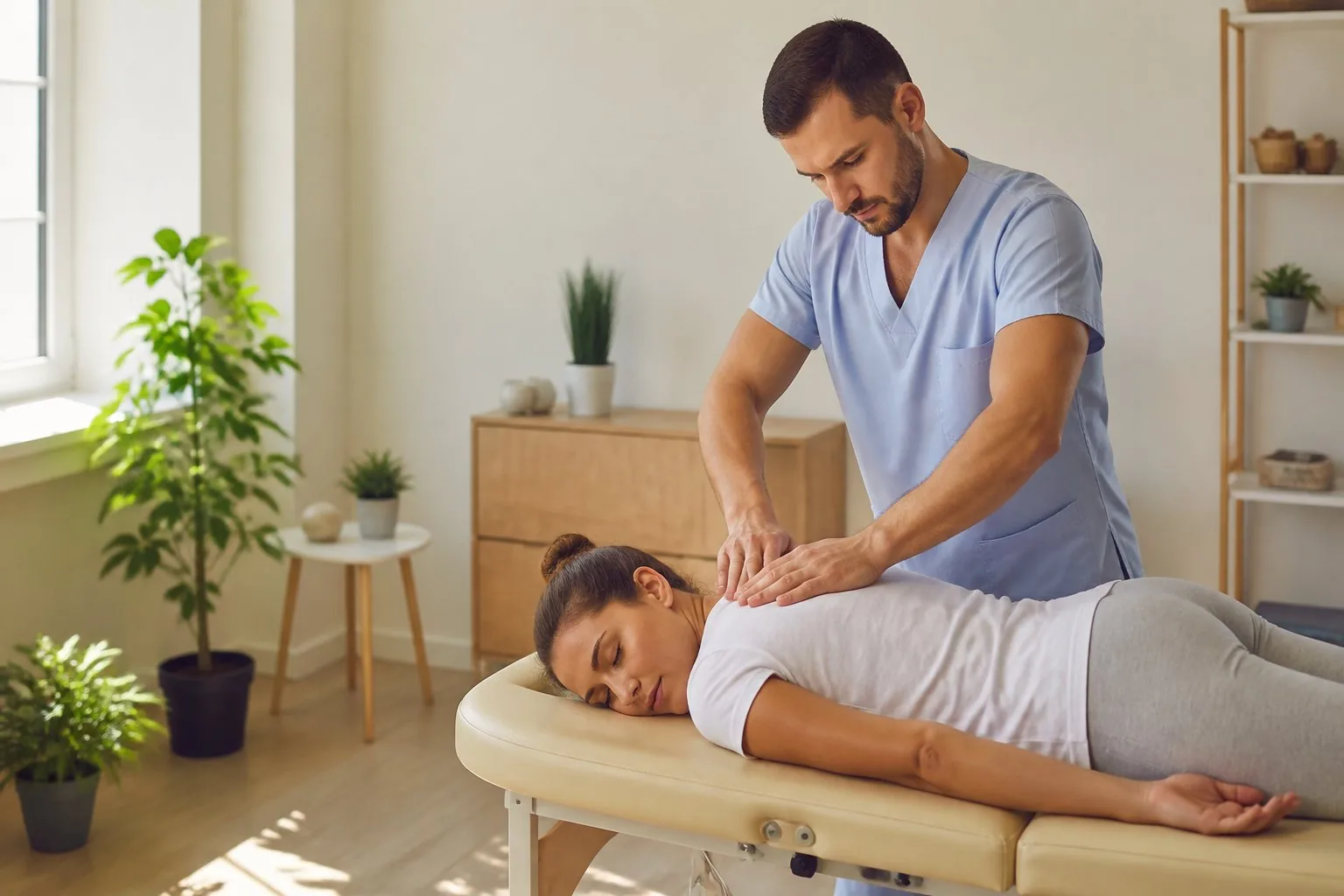 Consultation de naturopathie dans un cabinet, ce que décrit une page par motif