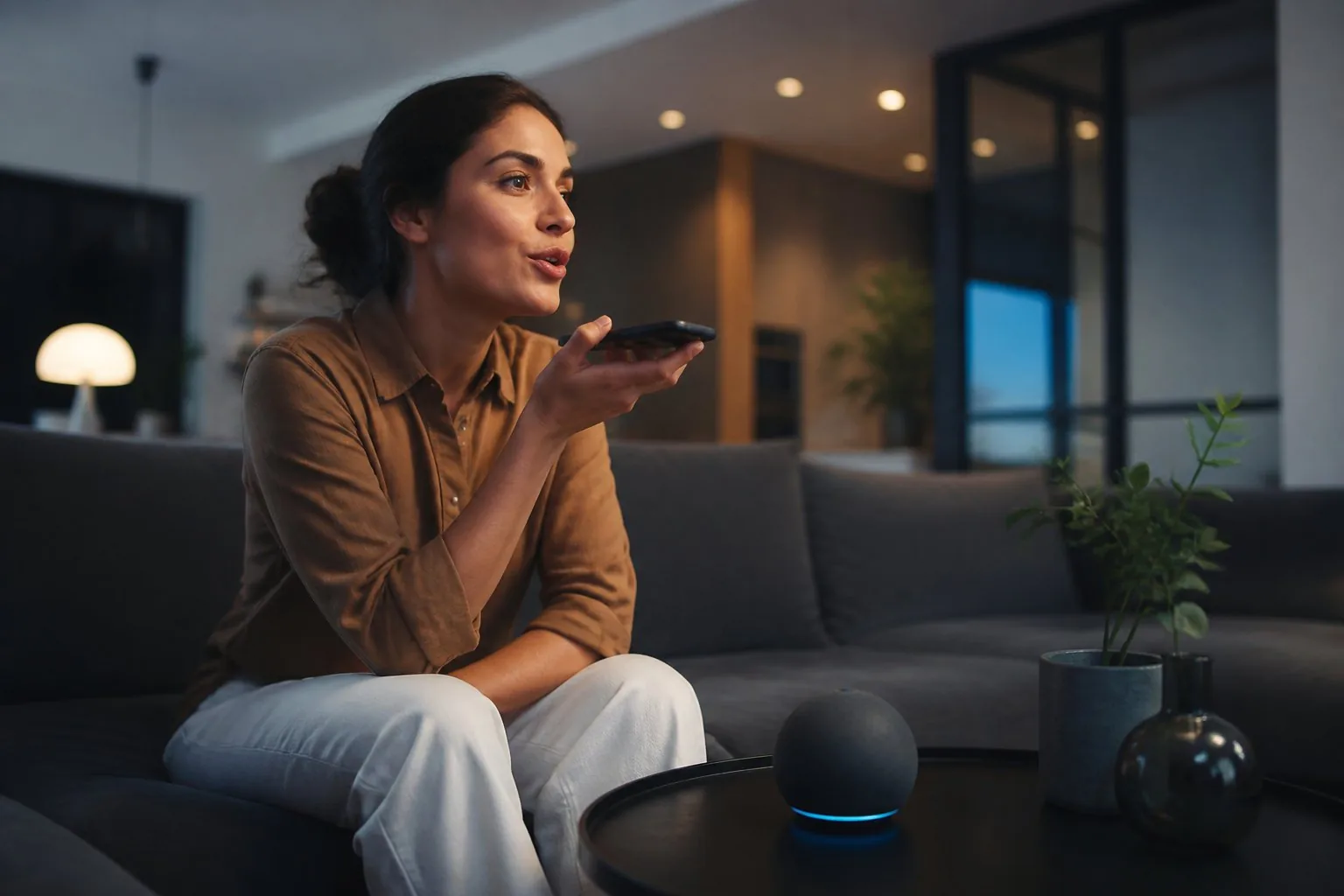 Une femme cherche un praticien EMDR sur son téléphone